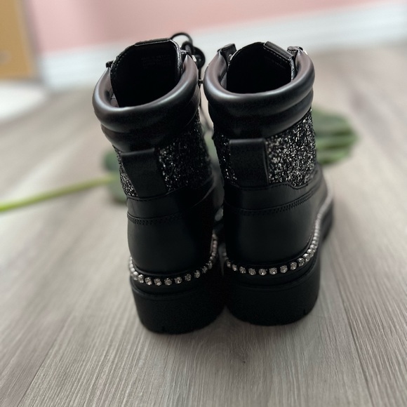 REDUCED: MK NWT!! Michael Kors Turner Embellished Leather, Glitter Boot! - Picture 7 of 8